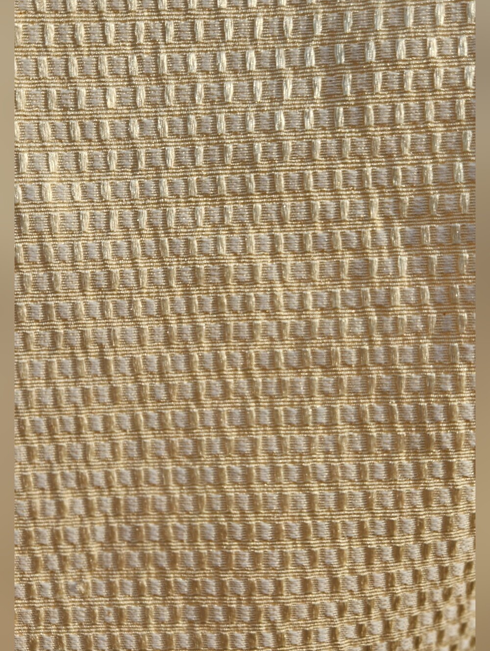 Textured Metallic Gold Fabric Panel